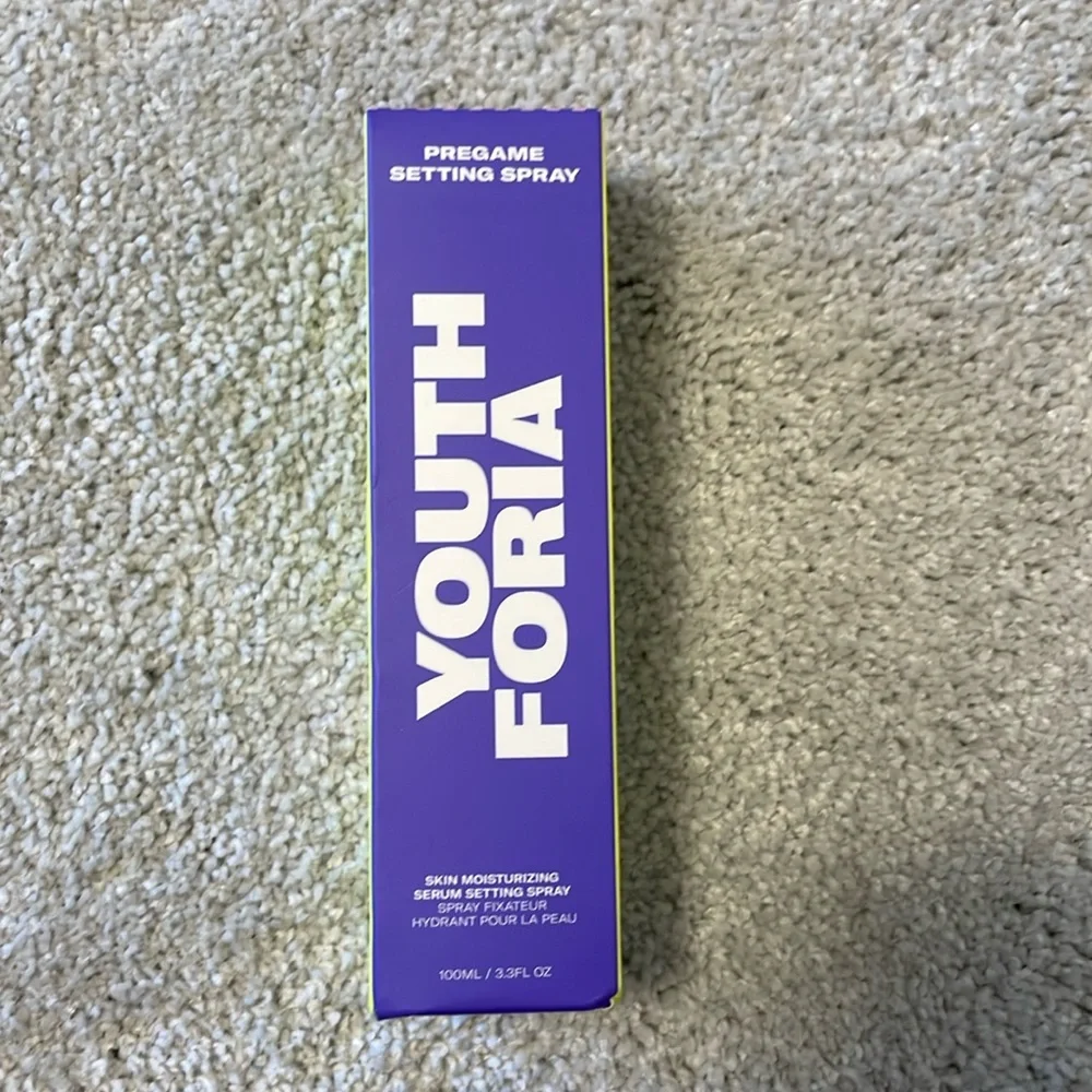 Youth Foria Skin Moisturizing Serum Setting Spray NIB